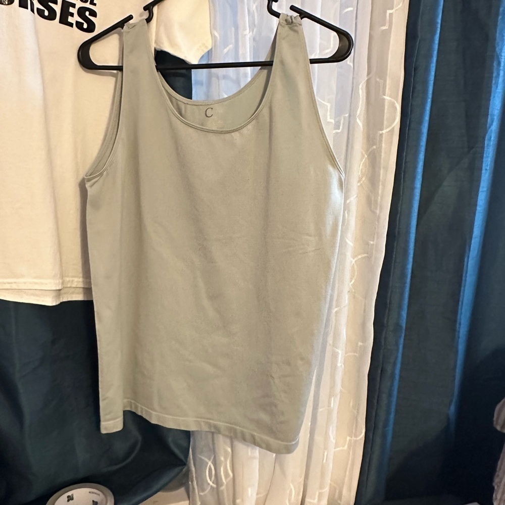 Choices Women's Light sage Green Tank Top